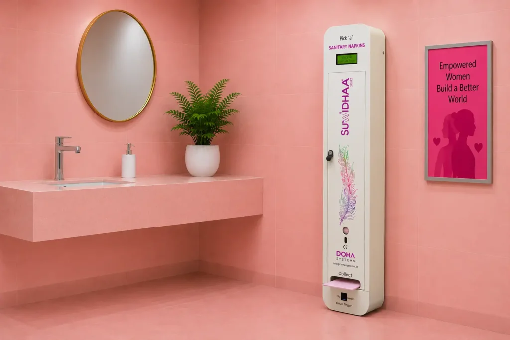 Sleek Biometric Vending Machine