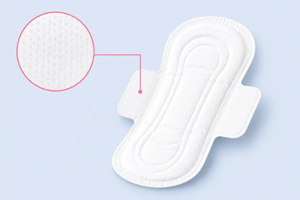 DryNet surface Sanitary Napkin